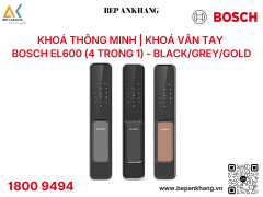 Khóa cửa điện từ thông minh Bosch EL600 - Black/Grey/Gold 